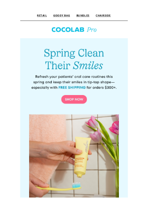 Cocofloss - Spring clean your patients’ smiles