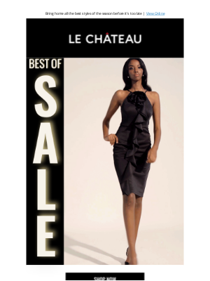 LE CHÂTEAU (Canada) - Up To 70% Off The Best Of Sale