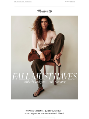 Madewell - The sweaters your wardrobe needs