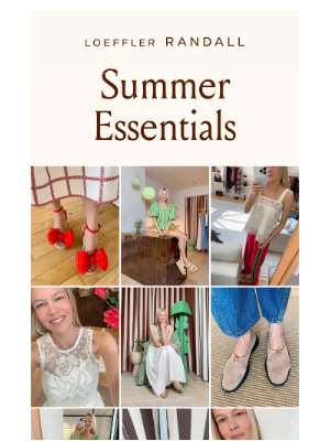 Loeffler Randall - Jessie's Perfect Summer Wardrobe
