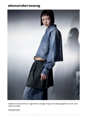 Alexander Wang - folding into the new: denim