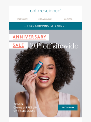 Colorescience - 20% OFF SITEWIDE