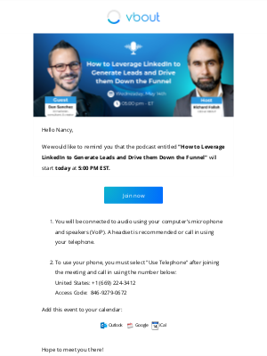 VBOUT - 🕔 Join Us Today! How to Generate Leads Using LinkedIn