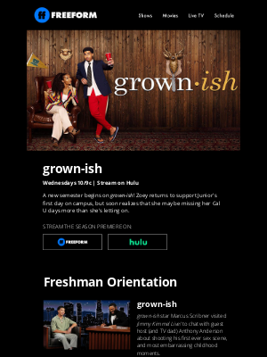 Disney+ - NEW SEASON! grown-ish is Back on Campus