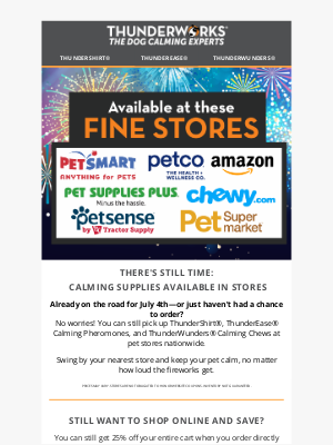 ThunderWorks Inc - Pet Safety Tips for July 4th