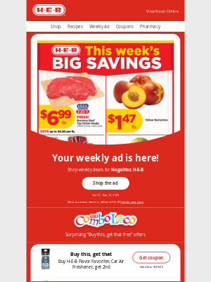 H-E-B - Your weekly ad is here!