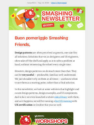 Smashing Magazine - #521: UX and Design Patterns