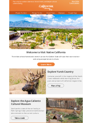 Visit California - It’s time to Visit Native California