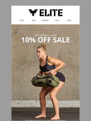 Elite Sports - Hi there, Final Call – 10% Off Sale Ends Today!