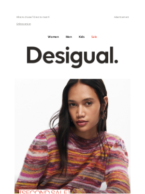 Desigual - Everything up to 50% off · Find your size