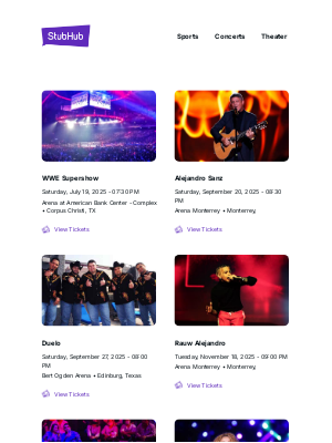 Teespring - Your event lineup: WWE Supershow