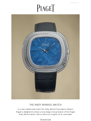 Piaget - A piece of art on your wrist.