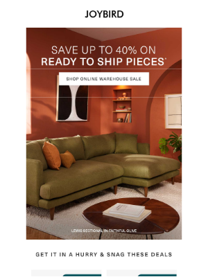 Joybird - 🚚 Up to 40% off & Ready to Ship