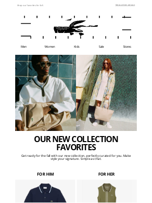 Lacoste - The Best for the New Season.