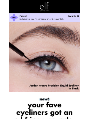 e.l.f. Cosmetics - Your fave eyeliners got an e.l.f.ing upgrade 👀
