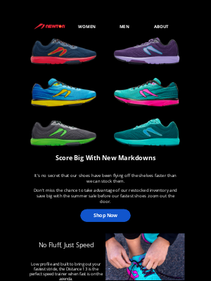Newton Running - The Summer Sale Is Kicking Off!
