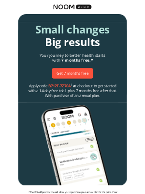 Last chance: 7 months free