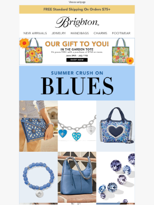Brighton Collectibles - Summer Crush on Blue