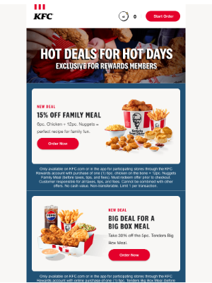 KFC - Family Meal + Big Box Deals = 😋