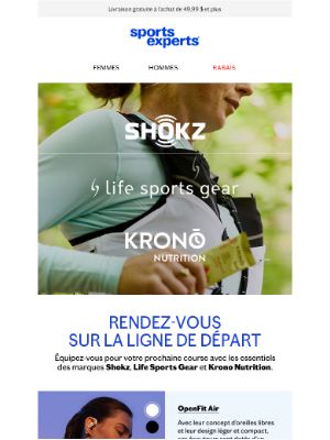Sports Experts (Canada) - Boostez votre course 🏃‍♂️