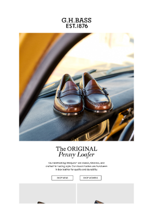 G.H. Bass & Co. - Classics Only: The ORIGINAL Penny Loafer