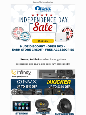 Sonic Electronix - Check Out Hot Brands on Sale!