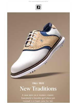 FootJoy - A Fresh Take on a Modern Classic