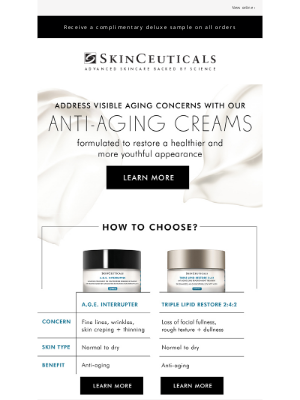 SkinCeuticals - Target Visible Signs of Skin Aging