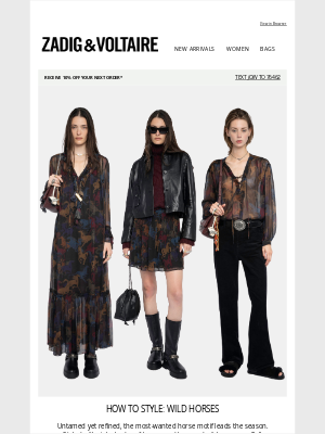 Zadig & Voltaire - Spotlight On: Wild Horses
