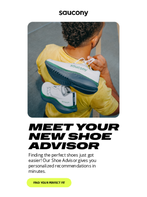 Saucony - Find Your Perfect Shoe in Minutes