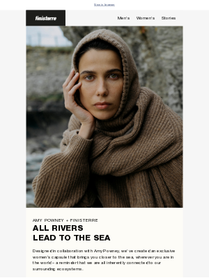 Finisterre - NEW Collab : Amy Powney + Finisterre