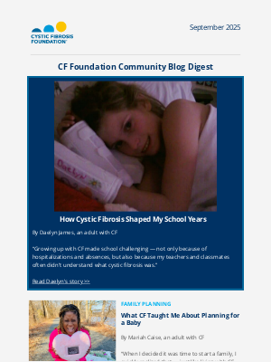 Cystic Fibrosis Foundation - CF Community Blog updates — Straight to your inbox!