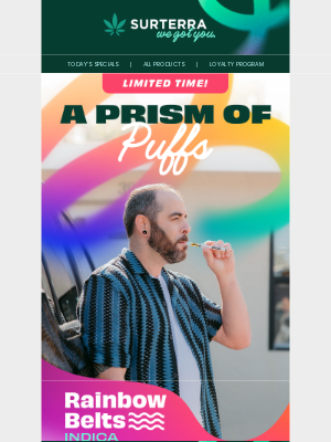 Surterra Wellness - 🌈Taste this Colorful New Vape!🌈