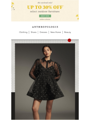 Anthropologie - Let LBDs take the night shift