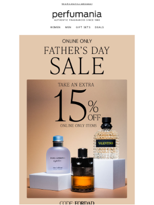 perfumania - Last Chance: Extra 15% Off + Free Gift