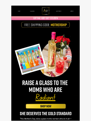 AU Vodka (United Kingdom) - Celebrate Mom with Free Shipping! 💝