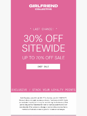 Girlfriend Collective - Last Day For Sale