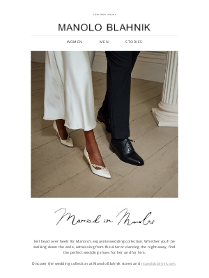 Manolo Blahnik - Married In Manolo’s | Discover the Wedding Collection