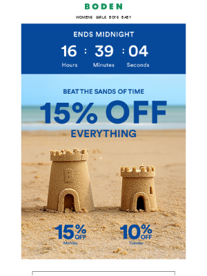 Boden (United Kingdom) - LAST CHANCE for 15% off 🚨