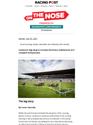 Racing Post - On The Nose | Lambourn joins Ballydoyle greats 👑