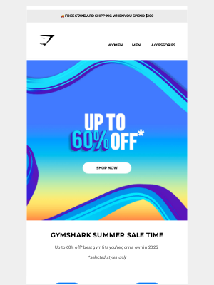 Gymshark (Australia) - Get up to 60% off* right now