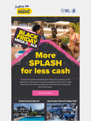 On the Beach (United Kingdom) - HURRY! Black Friday holiday deals ending soon