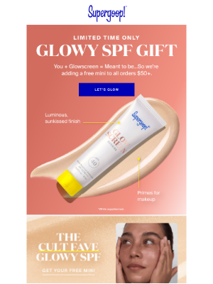 Supergoop! - Free SPF you’re gonna love