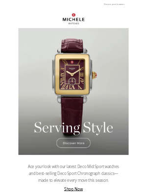 MICHELE - Style that plays to win