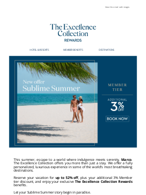Excellence Resorts - New: Personalized luxury in paradise for up to 52% off, Marco