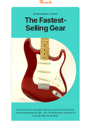 Reverb - This '74 Strat sold in 43 seconds