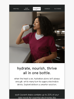 Soylent - hydration, but make it smarter
