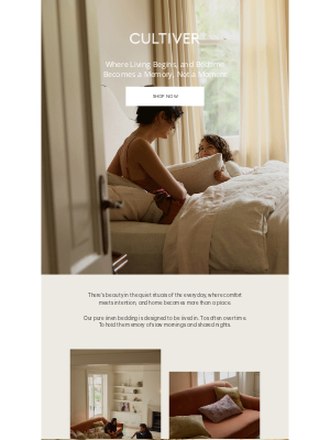 Cultiver (Australia) - Where Living Begins, and Bedtime Becomes a Memory, Not a Moment