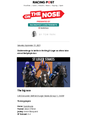 Racing Post - On The Nose | Get set for a super Saturday of racing