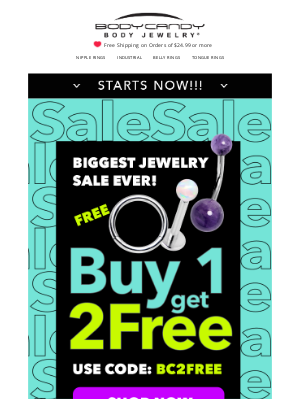 BodyCandy - Buy 1 Get 2 Free 🟢🟢